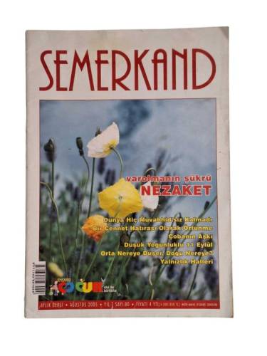 SEMERKAND YIL 7 SAYI 80 AĞUSTOS 2005 - 0