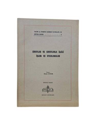 SINAVLAR VE SINAVLARLA İLGİLİ İŞLEM VE UYGULAMALAR - 0