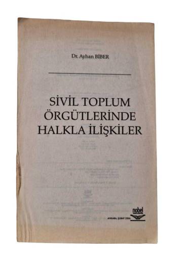 SİVİL TOPLUM ÖRGÜTLERİNDE HALKLA İLİŞKİLER - 0