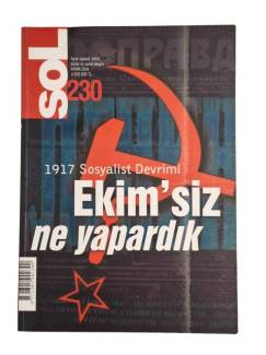 SOL AYLIK SİYASET BİLİM KÜLTÜR VE SANAT DERGİSİ SAYI 230 KASIM 2004 