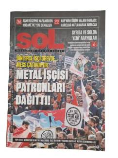 SOL HAFTALIK HABER YORUM DERGİSİ 1-7 ŞUBAT 2015 SAYI 26