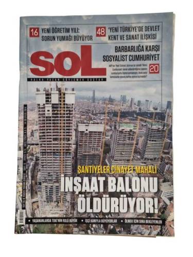 SOL HAFTALIK HABER YORUM DERGİSİ 14-20 EYLÜL 2014 SAYI 6 - 0