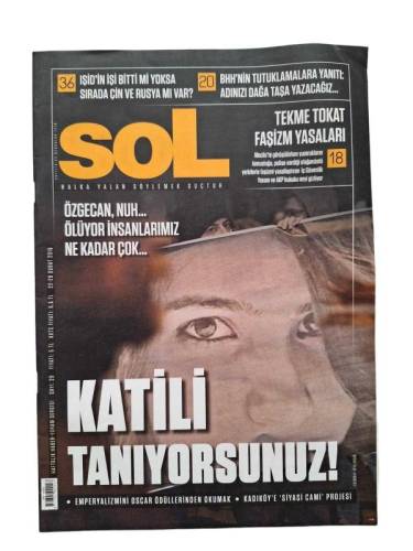 SOL - HAFTALIK HABER YORUM DERGİSİ / 22-28 ŞUBAT 2015 / SAYI 29 - 0