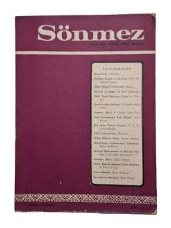 SÖNMEZ AYLIK İLMİ AHLAKİ SİYASİ MECMUA YIL 7 SAYI 61 AĞUSTOS 1970