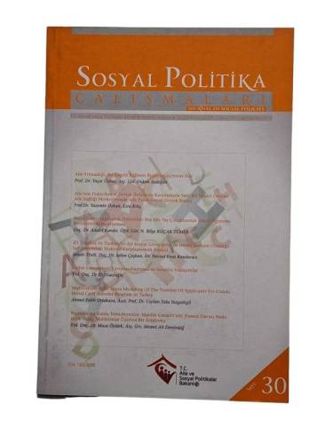 SOSYAL POLİTİKA ÇALIŞMALARI YIL:13 CİLT:7 SAYI:30 OCAK HAZİRAN 2013 - 0