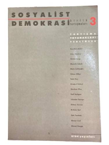 SOSYALİST DEMOKRASİ BİRLİK TARTIŞMALARI - 0