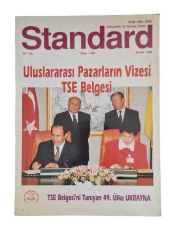 STANDART EKONOMİK VE TEKNİK DERGİ YIL:35 SAYI:420 ARALIK 1996(ULUSLARARASI PAZARLARIN VİZESİ) - 0