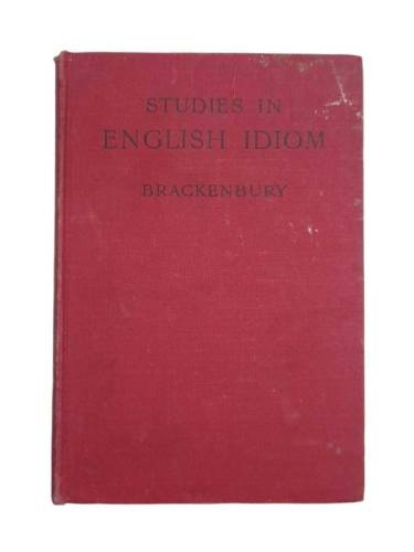 STUDIES IN ENGLISH IDIOM - 0