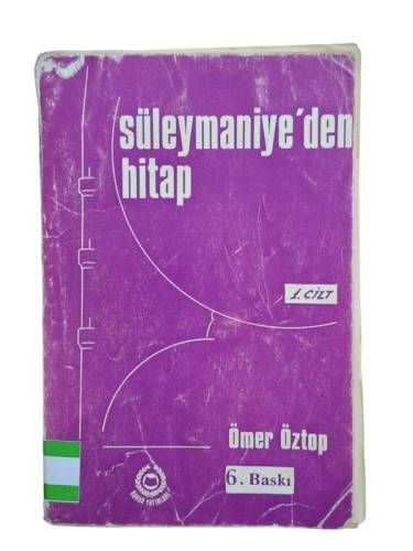 SÜLEYMANİYE'DEN HİTAP 1. KİTAP - 0