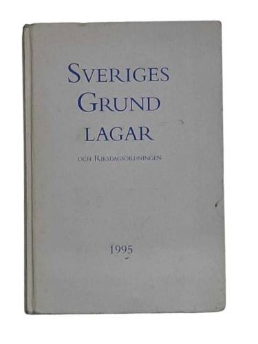 SVERİGES GRUNDLAGAR OCH RİKSDAGSORDNİNGEN - 0