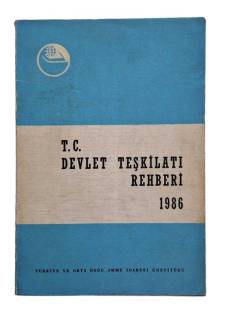 T.C. DEVLET TEŞKİLATI REHBERİ 1986