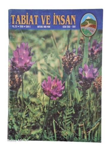TABİAT VE İNSAN YIL:33 SAYI:1 1999 - 0
