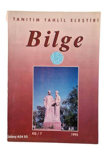 TANITIM TAHLİL ELEŞTİRİ - BİLGE KIŞ / 7 YIL 1995 - 0
