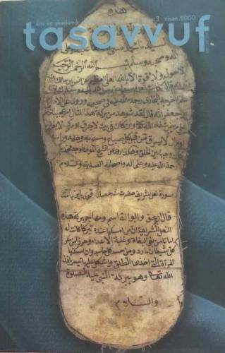 TASAVVUF İLMİ AKADEMİK ARAŞTIRMA DERGİSİ YIL:1 SAYI:3 NİSAN 2000 - 0