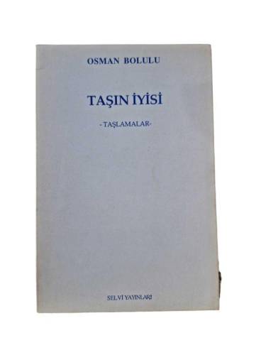 TAŞIN İYİSİ - TAŞLAMALAR- ( İMZALI ) - 0