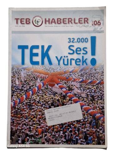 TEB HABERLER / SAYI 6 / TÜRK ECZACILARI BİRLİĞİ'NİN 2 AYLIK YAYIN ORGANI / KASIM - ARALIK 2008 - 0