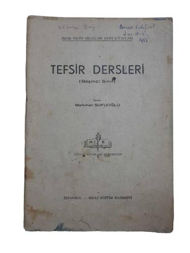 TEFSİR DERSLERİ BEŞİNCİ SINIF - 0