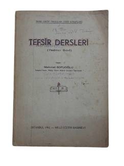 TEFSİR DERSLERİ YEDİNCİ SINIF