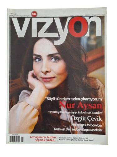 TELE VİZYON TRT AYLIK RADYO TELEVİZYON DERGİSİ SAYI 262 NİSAN 2011 - 0