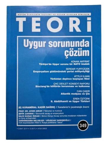 TEORİ - ŞUBAT 2019 - SAYI: 349 - 0