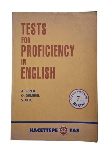 TESTS FOR PROFICIENCY IN ENGLISH 7. BASKI - 0
