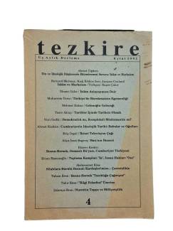 TEZKİRE ÜÇ AYLIK DERLEME EYLÜL 1992