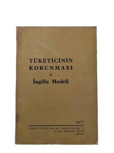 TÜKETİCİNİN KORUNMASI - İNGİLİZ MODELİ - 0