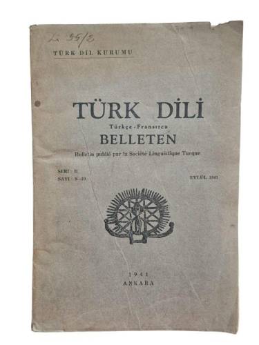 TÜRK DİLİ BELLETEN TÜRKÇE FRANSIZCA - 0