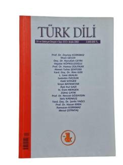 TÜRK DİLİ DİL VE EDEBİYAT DERGİSİ ARALIK 2002 SAYI 612