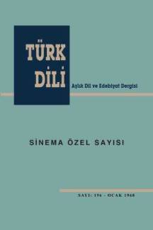 TÜRK DİLİ SİNEMA ÖZEL SAYISI: 196. OCAK 1968