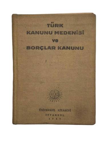 TÜRK KANUNU MEDENİSİ VE BORÇLAR KANUNU - 0