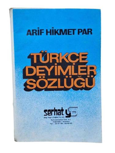 TÜRKÇE DEYİMLER SÖZLÜĞÜ - 0