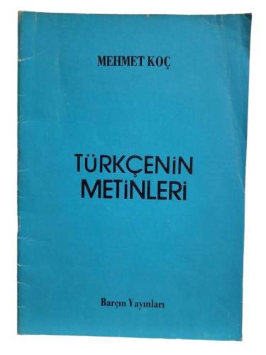 TÜRKÇENİN METİNLERİ - 0