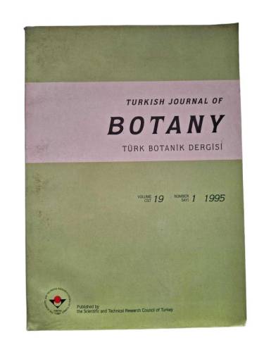 TURKISH JOURNAL OF BOTANY - TÜRK BOTANİK DERGİSİ CİLT:19 SAYI:1 1995 - 0