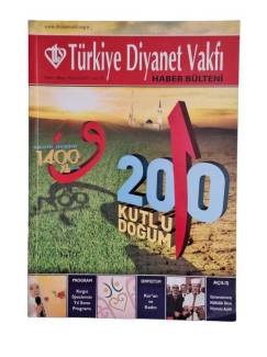 TÜRKİYE DİYANET VAKFI HABER BÜLTENİ / NİSAN MAYIS HAZİRAN 2010 / SAYI 101