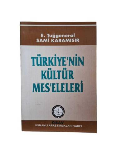 TÜRKİYE'NİN KÜLTÜR MESELELERİ - 0