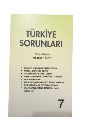 TÜRKİYE SORUNLARI 7 - 0