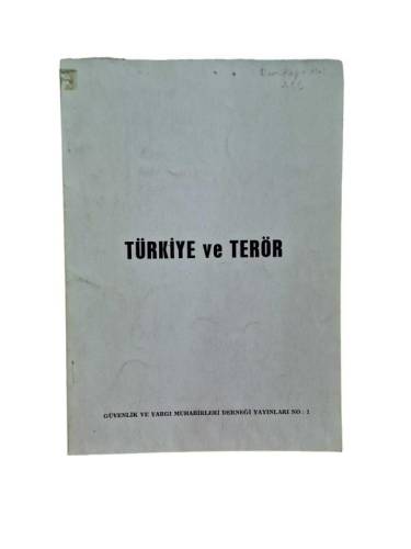 TÜRKİYE VE TERÖR - 0