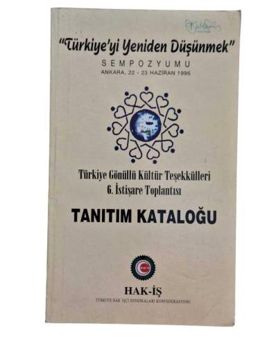 TÜRKİYE'Yİ YENİDEN DÜŞÜNMEK - SEMPOZYUM 1996 - 0