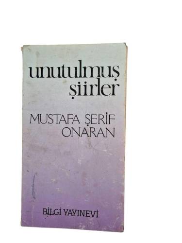 UNUTULMUŞ ŞİİRLER-İMZALI - 0