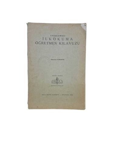 UYGULAMALI İLKOKUMA ÖĞRETMEN KILAVUZU - 0