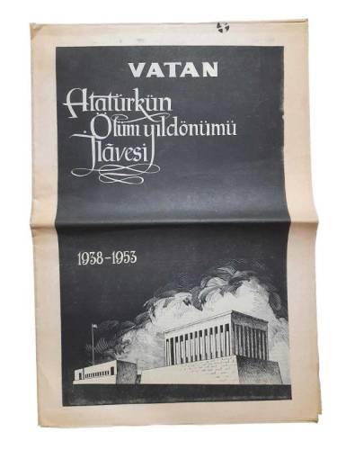 VATAN GAZETESİ ATATÜRK'ÜN ÖLÜM YILDÖNÜMÜ İLAVESİ 1938-1953 / 10 KASIM 1953 - 0