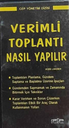 VERİMLİ TOPLANTI NASIL YAPILIR - 0