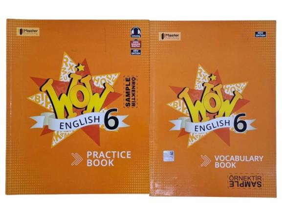 WOW 6 ENGLISH PRACTICE BOOK + VOCABULARY BOOK - 0