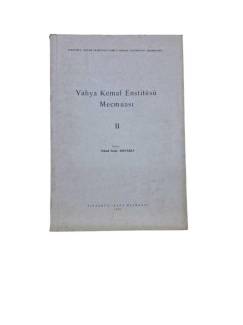 YAHYA KEMAL ENSTİTÜSÜ MECMUASI 2