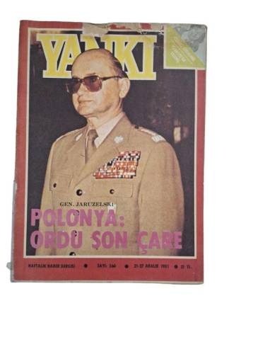YANKI HAFTALIK HABER DERGİSİ SAYI:560 21-27 ARALIK 1981 - 0