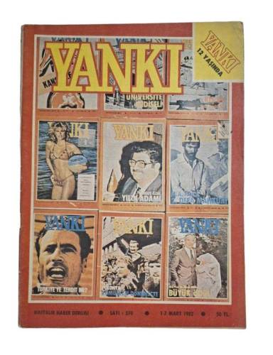 YANKI HAFTALIK HABER DERGİSİ SAYI:570 MART 1982 - 0