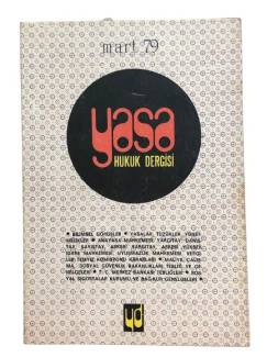 YASA HUKUK DERGİSİ MART 79