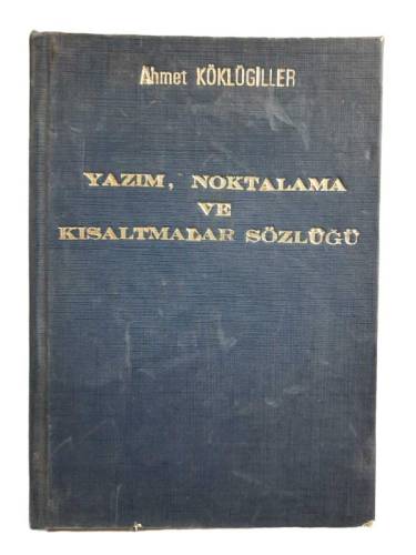 YAZIM NOKTALAMA VE KISALTMALAR SÖZLÜĞÜ - 0