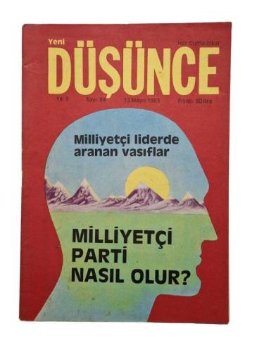 YENİ DÜŞÜNCE YIL 3 SAYI 84 13 MAYIS 1983 
